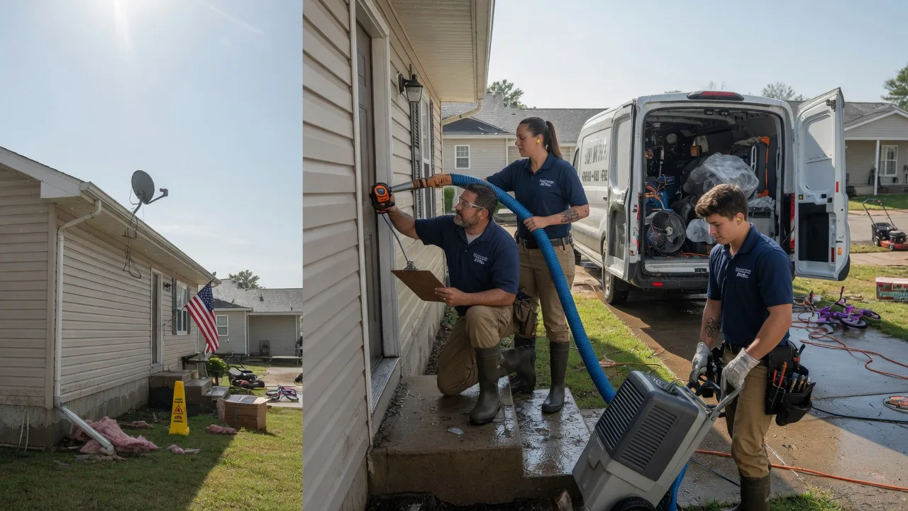 Ceiling Water Damage Restoration in Crawfordsville, IA near me